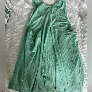 All tied up green tank